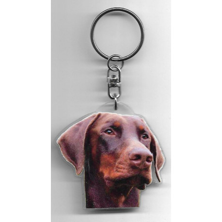 DOBERMANN CHIEN porte clés