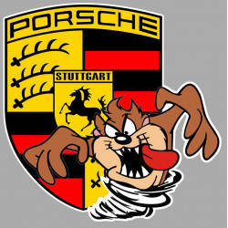 PORSCHE TAZ right Sticker