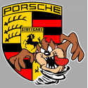 PORSCHE TAZ right vinyl decal