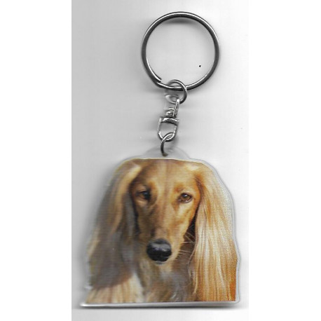 SALUKI  porte clés Chien