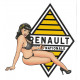  REGIE RENAULT Pin Up Sticker droite°                                     