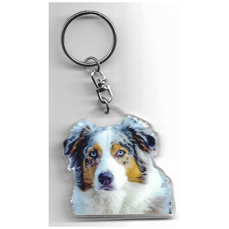 Australian sales shepherd keychain