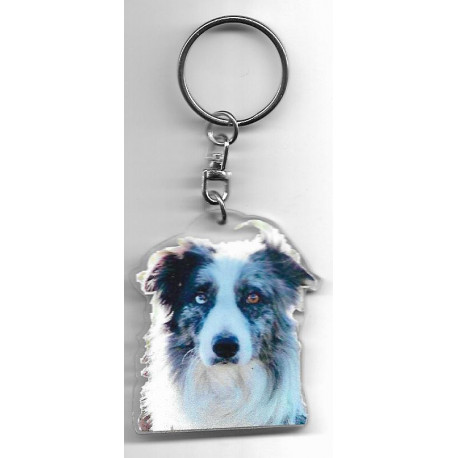 BORDER COLLIE DOG / Key Fobs