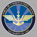 AERONAUTIQUE NAVALE  Laminated decal