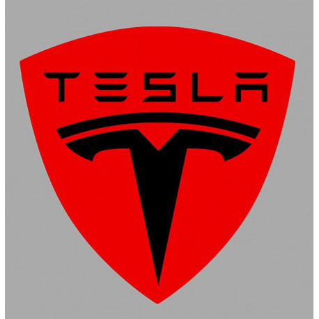 TESLA  Sticker vinyle laminé