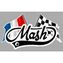 MASH Left Flag laminated decal