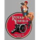 ROYAL ENDFIELD Pin up droite Sticker vinyle laminé