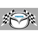 MAZDA  Flags laminated decal