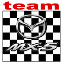 MAZDA Miata Mx-5 TEAM  laminated decal