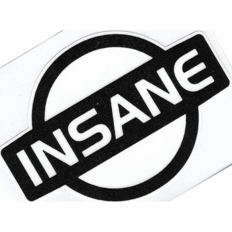 NISSAN INSANE laminated decal