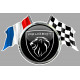 PEUGEOT  Flags laminated decal