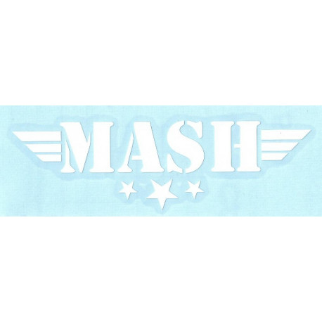 MASH laminated decal