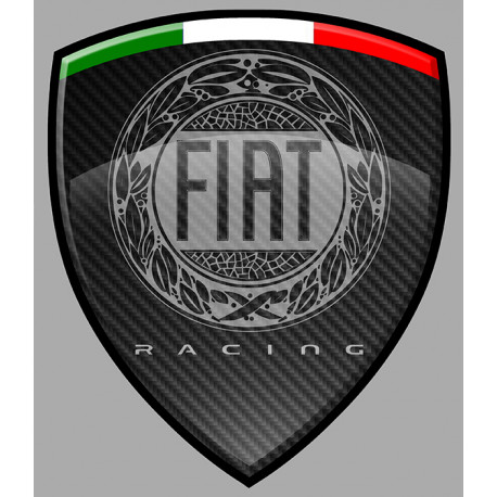 FIAT RACING   Sticker vinyle laminé