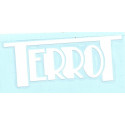 TERROT laminated decal