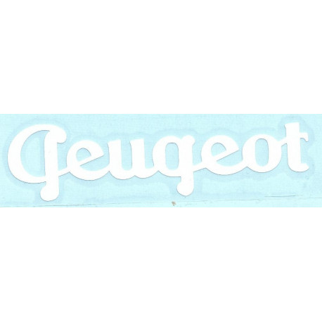 PEUGEOT laminated decal