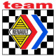 CAR " R " TEAM laminated decal