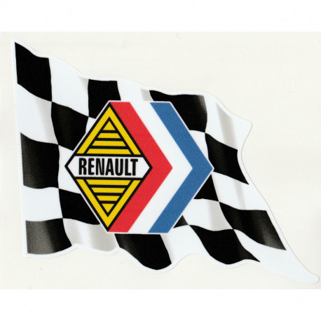 AUTO " R " Flag Sticker gauche vinyle laminé