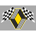 CAR " R " FLAGS laminated decal