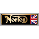 NORTON RACING right  laminated decal