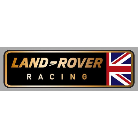 LAND ROVER RACING right laminated decal