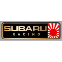 SUBARU RACING right laminated decal