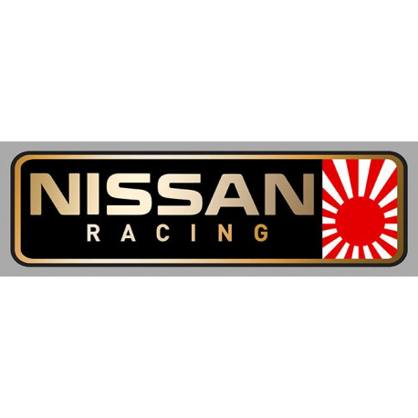 NISSAN RACING right laminated decal