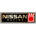 NISSAN RACING right laminated decal