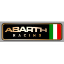 ABARTH RACING right laminated decal