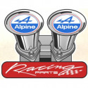 ALPINE Racing Parts  laminated decal