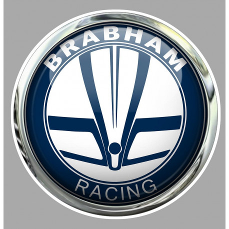 BRABHAM RACING TEAM right   laminated decal