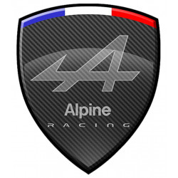 ALPINE RACING Sticker vinyle laminé