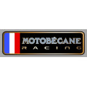 MOTOBECANE  RACING left laminated decal