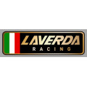 LAVERDA RACING Sticker gauche vinyle laminé