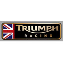 TRIUMPH RACING Sticker gauche vinyle laminé