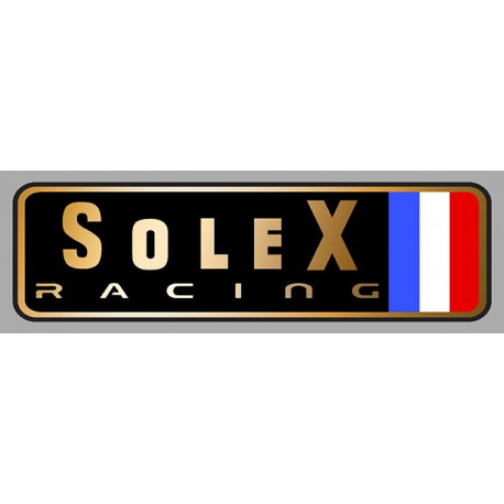 SOLEX RACING Sticker droit vinyle laminé