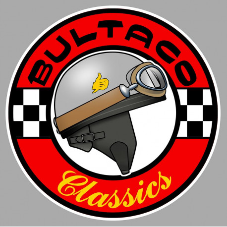 BULTACO CLASSICS Sticker vinyle laminé