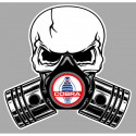 COBRA Piston-Skull laminated decal