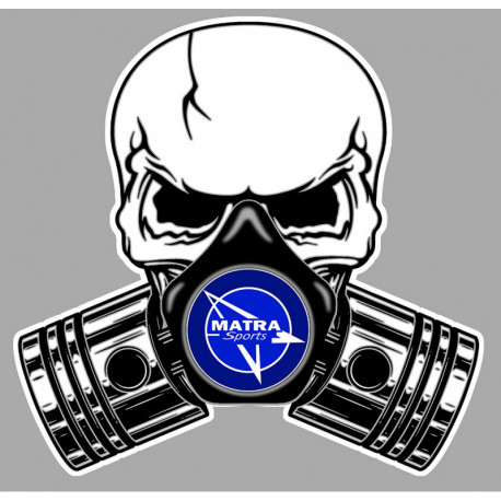 MATRA  Piston-Skull laminated decal