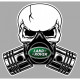 LAND ROVER  Piston-Skull laminated decal