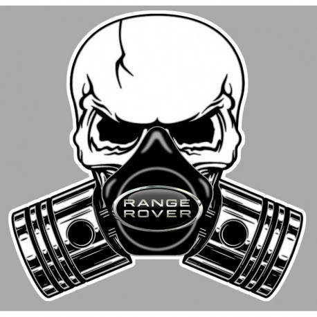 RANGE ROVER  Piston-Skull laminated decal