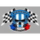 GORDINI Skull-Flags laminated decal