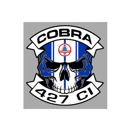 COBRA  Skull laminated decal