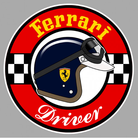 FERRARI Driver laminated decal