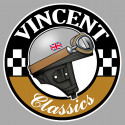 VINCENT Classics  laminated decal