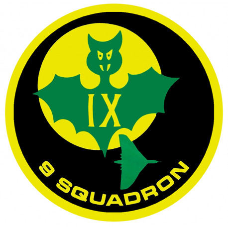 SQUADRON IX Sticker vinyle laminé