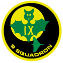 SQUADRON IX Sticker vinyle laminé