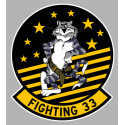 FIGHTING 33  Sticker vinyle laminé