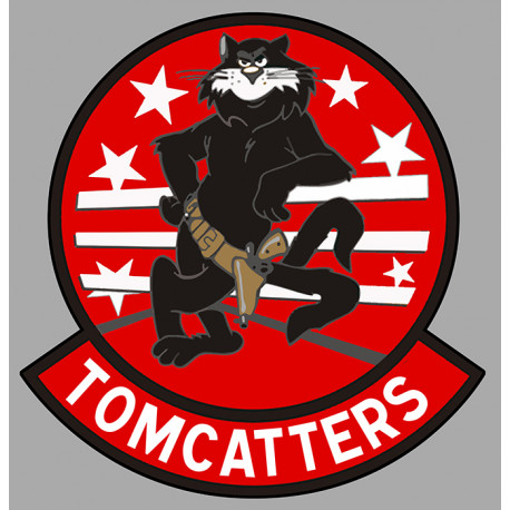 TOMCATTERS  Laminated decal