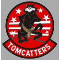 TOMCATTERS  Laminated decal