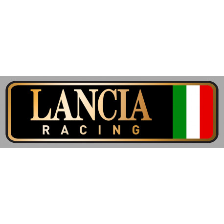 LANCIA RACING Sticker droit vinyle laminé